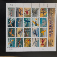 Timbres US (1997)- Classic American Aircraft Feuille De 20- SC#3142 - Nuevos