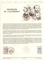 - Document Premier Jour CENTENAIRE DE L'AUTOMOBILE - PARIS 6.10.1984 - - Automobili