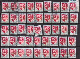 France  1468 (x45)  ° Pour étude - Used Stamps