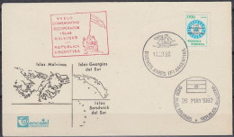 Falkland Islands / Islas  Malvinas Argentine Cover With Ca Islas Malvinas Argentina 26 MAY 1982 (59743) - Falklandeilanden