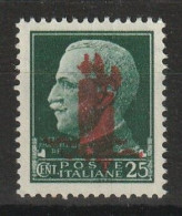 ITALY - 1944 Imperial CMI 25c Green - Neufs