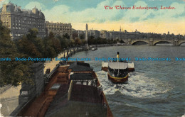 R042407 The Thames Embankment. London. M. And L. 1918 - Altri & Non Classificati