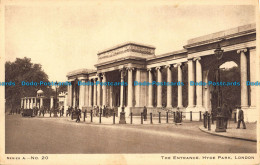 R042420 The Entrance. Hyde Parl. London. No 20 - Sonstige & Ohne Zuordnung