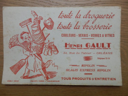 BUVARD HENRI GAUL DROGUERIE 3 RUE DU TABOUR ORLEANS 45 - Pinturas