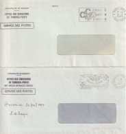 FT 72 . Monaco . Monte-Carlo . 15 Affranchissements . 21 Enveloppes GF Et PF . - Cartas & Documentos
