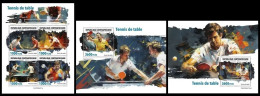 Central Africa  2023 Table Tennis. (631) OFFICIAL ISSUE - Tenis De Mesa