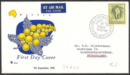 Australia/Australie: FDC, Mimosa - Sonstige & Ohne Zuordnung