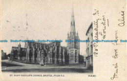 R042474 St. Mary Redcliffe Church. Bristol From N. E. H. B. And S. 1904 - World