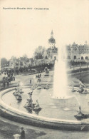 CPA Belgium Exposition De Bruxelles 1910 Fountain - Andere & Zonder Classificatie