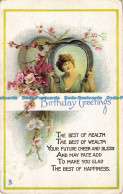 R042477 Birthday Greetings. Woman. Tuck. Gem. 1921 - World
