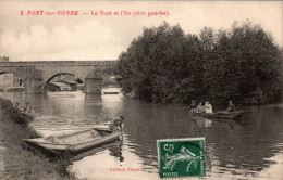 N°2317 W -cpa Pont Sur L'Yonne -le Pont Et L'île - - Pont Sur Yonne