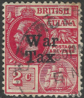 British Guiana. 1918 War Tax. 2c Used. SG 271. M5017 - Guyane Britannique (...-1966)
