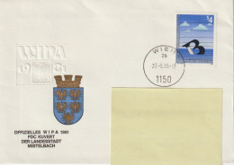 FT 70 . Vienne . Autriche . Wien 2b . 1150 . WIPA . Oblitération . 1er Jour . 27 05 1985 .  Enveloppe Illustrée . - Errores & Curiosidades