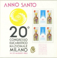 1983 MILANO ANNO SANTO ERINNOFILO FOGLIETTO - Erinnofilia