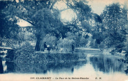 N°2320 W -cpa Clamart -le Parc De La Maison Blanche- - Clamart