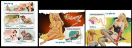 Central Africa  2023 Pin-up Girls. (634) OFFICIAL ISSUE - Non Classificati