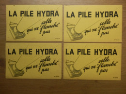 LOT DE 4 BUVARDS LA PILE HYDRA CELLE QUI NE FLANCHE PAS - Baterías