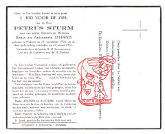 DP Petrus Sturm / D'Hanis ° Stekene 1901 † 1961 - Images Religieuses