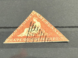 Kap Der Hoffnung Dreieck  Wz Anker . Gestempelt . - Kap Der Guten Hoffnung (1853-1904)