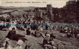 R042902 Church Service At Kirk Braddan. I. O. M. Valentine. Phototone - World