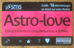 CARREFOUR TELECOM PHONEVALLEY ASTRO LOVE PREPAID PREPAYÉE NO TELECARTE PHONECOTE TELEFONKARTE PHONE CARD CALLING - Andere & Zonder Classificatie