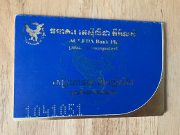 CARNET DE Chèques ALCEDA BANK PLc  Cambodge - Schecks  Und Reiseschecks