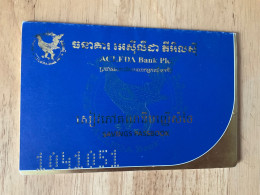 CARNET DE Chèques ALCEDA BANK PLc  Cambodge - Assegni & Assegni Di Viaggio