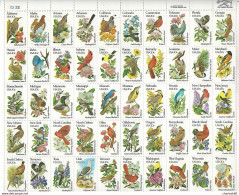 USA 1981 Birds Sheet MNH(**) Mi 1532-1581 - Ungebraucht