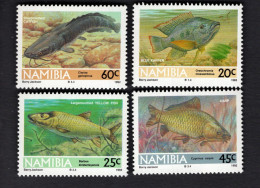 2025318584 1992 SCOTT 710 713 (XX) POSTFRIS MINT NEVER HINGED - FAUNA FRESHWATER FISH - Namibia (1990- ...)