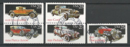 USA 1988 Classic Cars Y.T. 1822/1826 (0) - Used Stamps