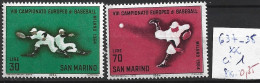 SAINT-MARIN 637-38 ** Côte 1 € - Ungebraucht