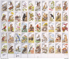 USA 1987 Birds Animals Sheet MNH(**) Mi 1911-1932 - Autres & Non Classés