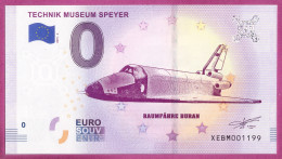 0-Euro XEBM 2019-2 TECHNIK MUSEUM SPEYER - RAUMFÄHRE BURAN - Essais Privés / Non-officiels