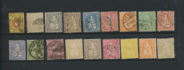 Suisse 18 Timbres Oblitérés Pour Ses Oblitérations - Collections