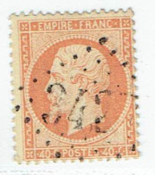 23 Napoléon III Empire Franc Cachet 3427 - 1862 Napoléon III