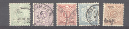 Wurtemberg  :  Mi  44-48  (o) - Used