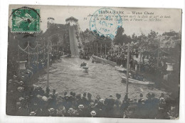 Paris 16 ème Arr (75) : Le Manège Water-Chute Du Luna Park Porte Maillot Env 1909 (animé)  PF. - Distrito: 16