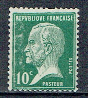 170 Pasteur 10 C. Vert Taches Blanches Luxe (1) - 1922-26 Pasteur