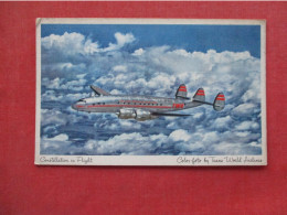 TWA Constellation In Flight.   Ref 6406 - Andere & Zonder Classificatie