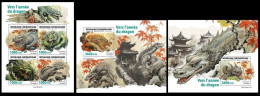 Central Africa  2023 Towards Year Of The Dragon. (641) OFFICIAL ISSUE - Chines. Neujahr