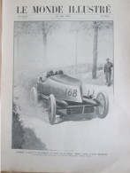 1903 VOITURE DE COURSE  Coureur  Vainqueur PARIS MADRID   VOITURE MORS   Pneus Michelin - Ohne Zuordnung