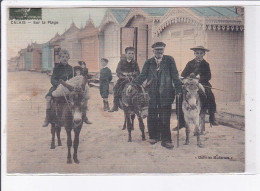 CALAIS: Sur La Plage, âne - Très Bon état - Calais