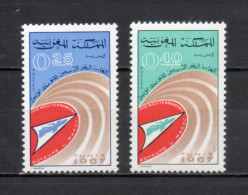 MAROC N°  526 + 527    NEUFS SANS CHARNIERE  COTE 2.00€     JEUX SPORT - Marokko (1956-...)