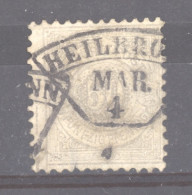 Wurtemberg  :  Mi  49  (o)  Gris - Used