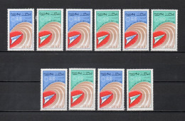 MAROC N°  526 + 527  CINQ EXEMPLAIRES   NEUFS SANS CHARNIERE  COTE 10.00€     JEUX SPORT - Marruecos (1956-...)