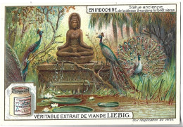 CHROMO - Véritable Extrait De Viande LIEBIG - En INDOCHINE - Statue Ancienne - Liebig