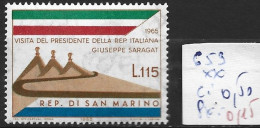 SAINT-MARIN 653 ** Côte 0.50 € - Unused Stamps