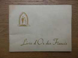 DOCUMENT PUBLICITAIRE LE LIVRE D'OR DES FIANCES PUBLICITES MARIAGE ORLEANS - Publicités