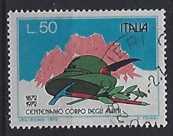 Italy 1972  100 Jahre Alpini-Korps  (o) Mi.1367 - 1971-80: Afgestempeld