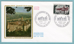 FDC France 1972 - Château De Bazoches Du Morvan - YT 1726 - 58 Bazoches Du Morvan - 1970-1979